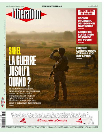 Liberation du Jeudi 28 Novembre 2019