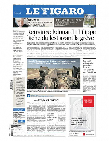 Le Figaro du Jeudi 28 Novembre 2019