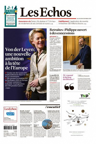Les Echos du Jeudi 28 Novembre 2019