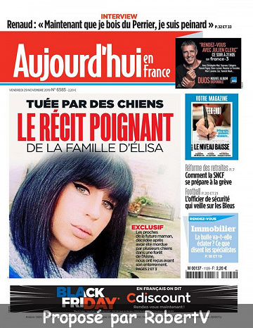 Aujourd’hui en France - Vendredi 29 Novembre 2019