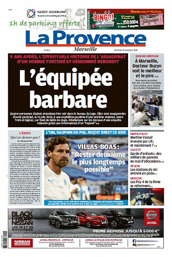 La Provence Marseille - Vendredi 29 Novembre 2019