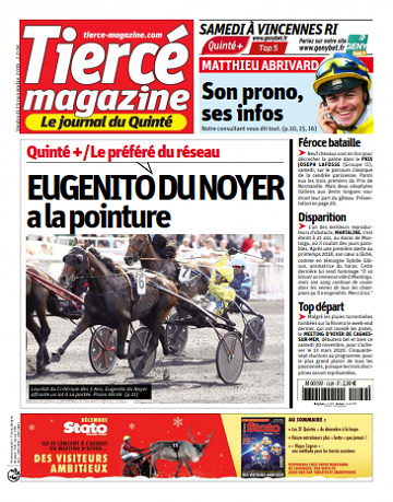 Tiercé Magazine du 29 novembre 2019