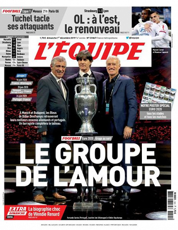 L’equipe du Dimanche 1er Décembre 2019