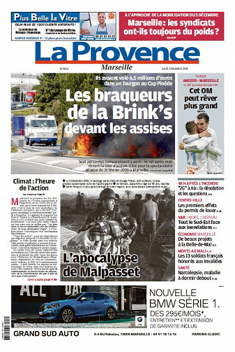 La Provence Marseille - Lundi 2 Décembre 2019