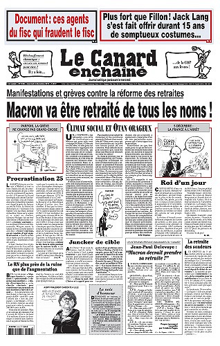 Le canard enchaîné N° 5169 - mercredi 4 Decembre 2019