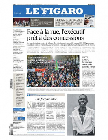Le Figaro du Vendredi 6 Décembre 2019