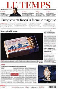 Le Temps du Vendredi 6 Décembre 2019