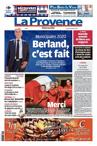 La Provence Marseille - Samedi 7 Décembre 2019