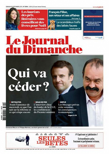 Le Journal du Dimanche - 8 Décembre 2019