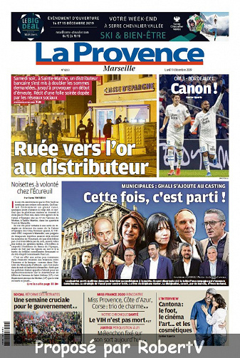 La Provence Marseille - Lundi 9 Décembre 2019