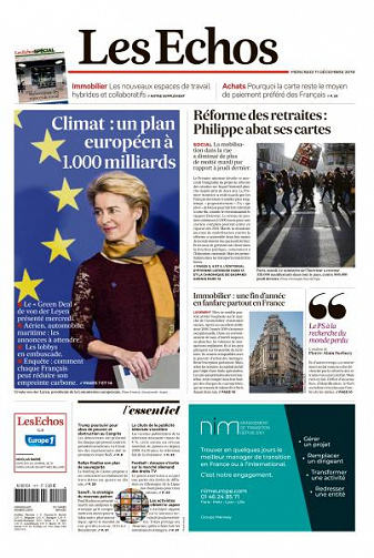 Les Echos du Mercredi 11 Décembre 2019