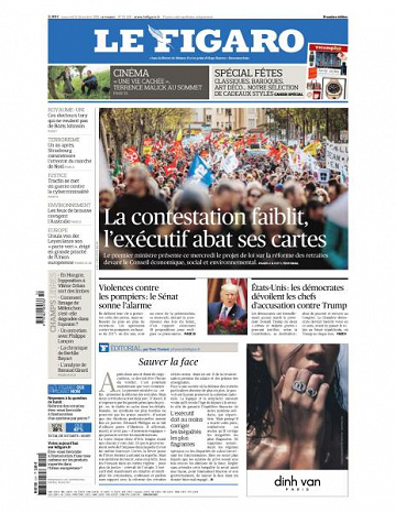 Le Figaro du Mercredi 11 Décembre 2019