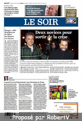 Le Soir - Mercredi 11 Décembre 2019