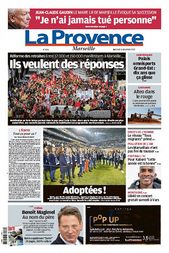 La Provence Marseille - Mercredi 11 Décembre 2019