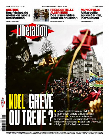 Liberation du Vendredi 13 Décembre 2019