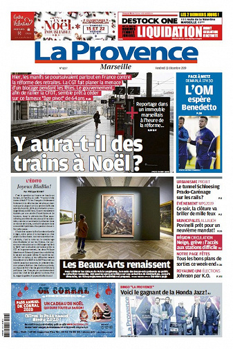 La Provence Marseille - Vendredi 13 Décembre 2019