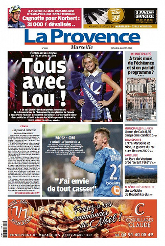 La Provence Marseille - Samedi 14 Décembre 2019