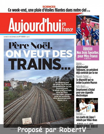Aujourd’hui en France - Samedi 14 Décembre 2019