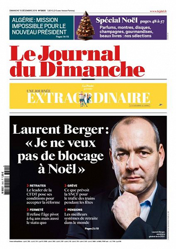 Le Journal du Dimanche - 16 Décembre 2019