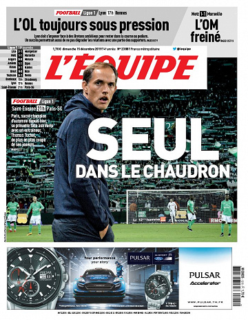 L’equipe du Dimanche 15 Décembre 2019