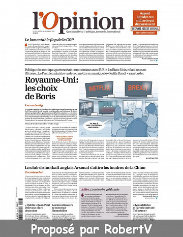 L’Opinion - Lundi 16 Décembre 2019