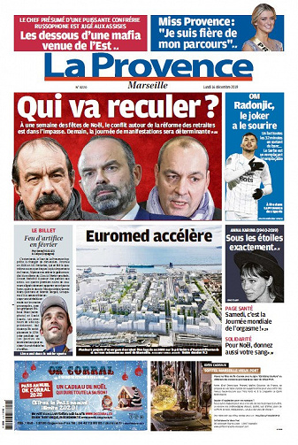 La Provence Marseille - Lundi 16 Décembre 2019