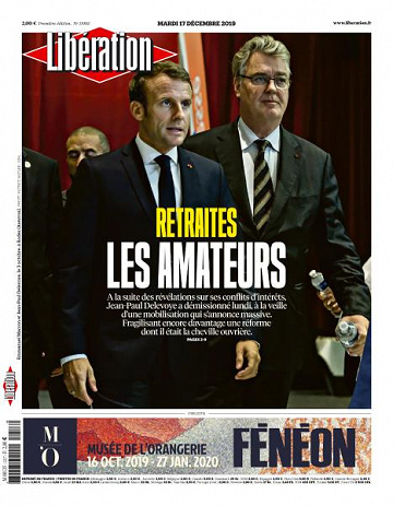 Liberation du Mardi 17 Décembre 2019