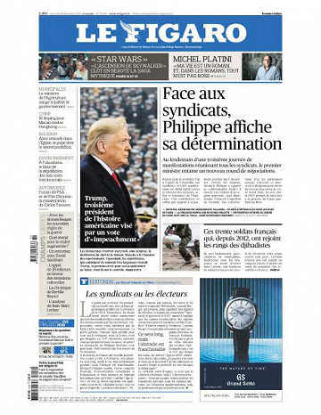 Le Figaro du Mercredi 18 Décembre 2019