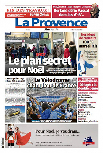 La Provence Marseille - Jeudi 19 Décembre 2019