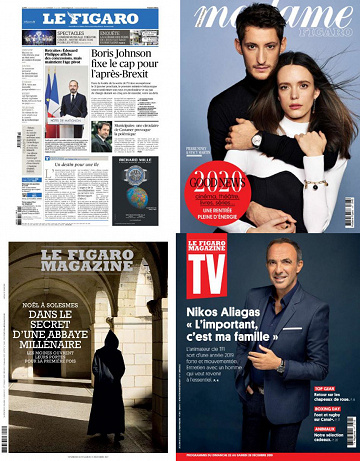 Pack Le Figaro et ses 3 suppléments - Vendredi 20 Décembre 2019