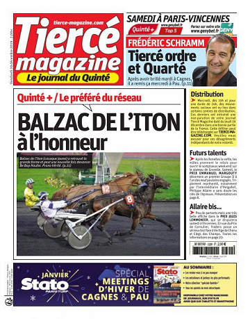 Tiercé Magazine du vendredi 20 décembre 2019