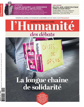 L’Humanite - 20-22 Décembre 2019