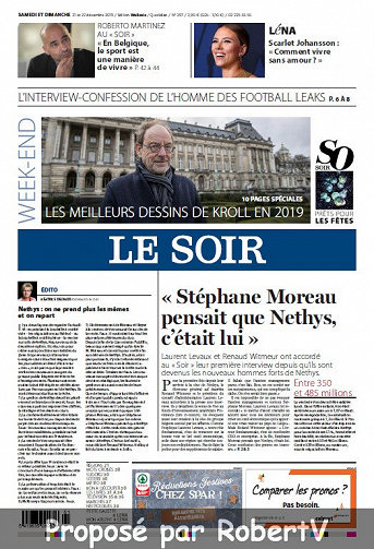 Le Soir - Samedi 21 et Dimanche 22 Décembre 2019