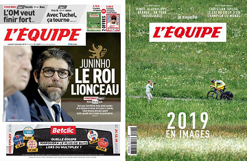 Pack L’Equipe + L’Equipe Magazine - Samedi 21 Décembre 2019
