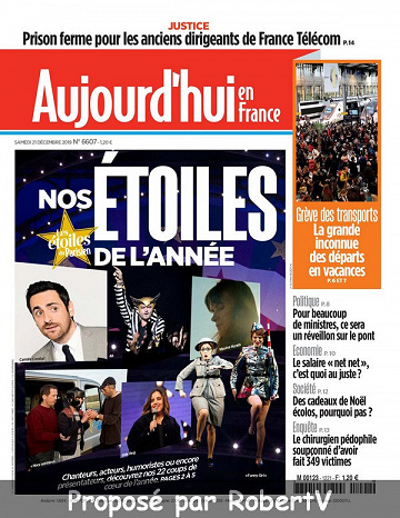 Aujourd’hui en France - Samedi 21 Décembre 2019