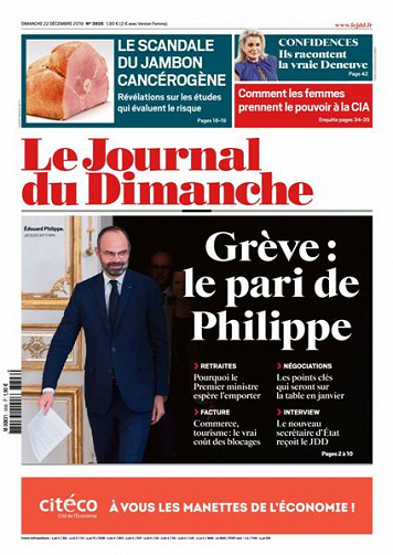 Le Journal du Dimanche - 22 Décembre 2019