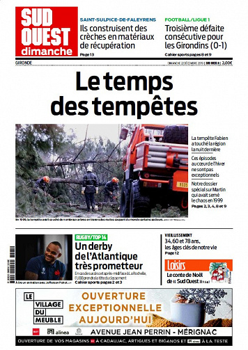 Sud Ouest Dimanche - Gironde - Dimanche 22 Décembre 2019