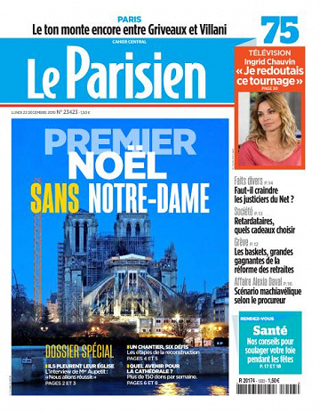 Le Parisien du Lundi 23 Décembre 2019