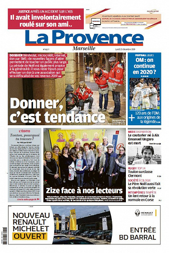 La Provence Marseille - Lundi 23 Décembre 2019