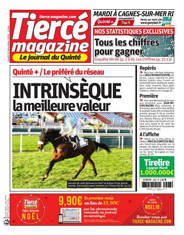 Tiercé Magazine du lundi 23 décembre 2019