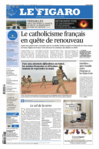 Le Figaro du Jeudi 26 Décembre 2019