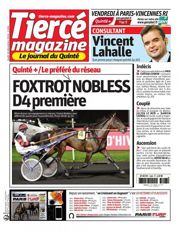 Tiercé Magazine du jeudi 26 décembre 2019