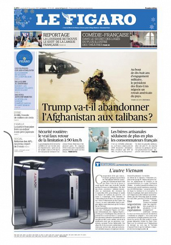 Le Figaro du Vendredi 27 Décembre 2019