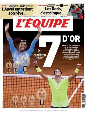 L’equipe du Vendredi 27 Décembre 2019