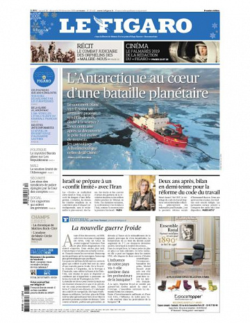 Le Figaro du Samedi 28 et Dimanche29 Décembre 2019