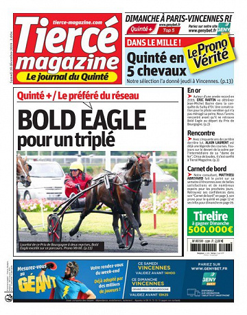 Tiercé Magazine du samedi 28 décembre 2019