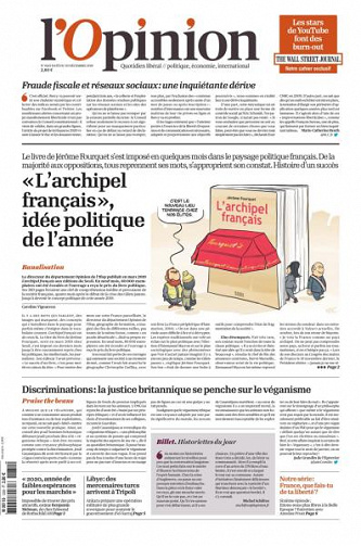 L’Opinion - 30 Décembre 2019