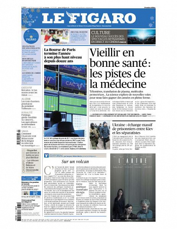 Le Figaro du Lundi 30 Décembre 2019