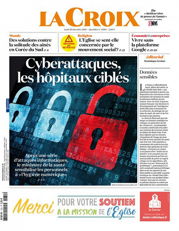 La Croix - 30 Décembre 2019