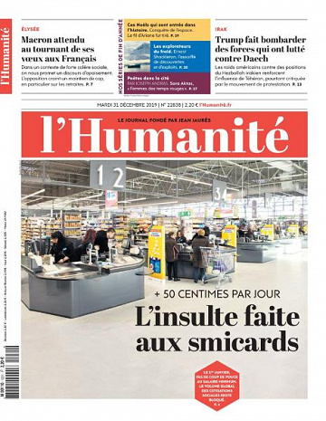 L’Humanite - 31 Décembre 2019
